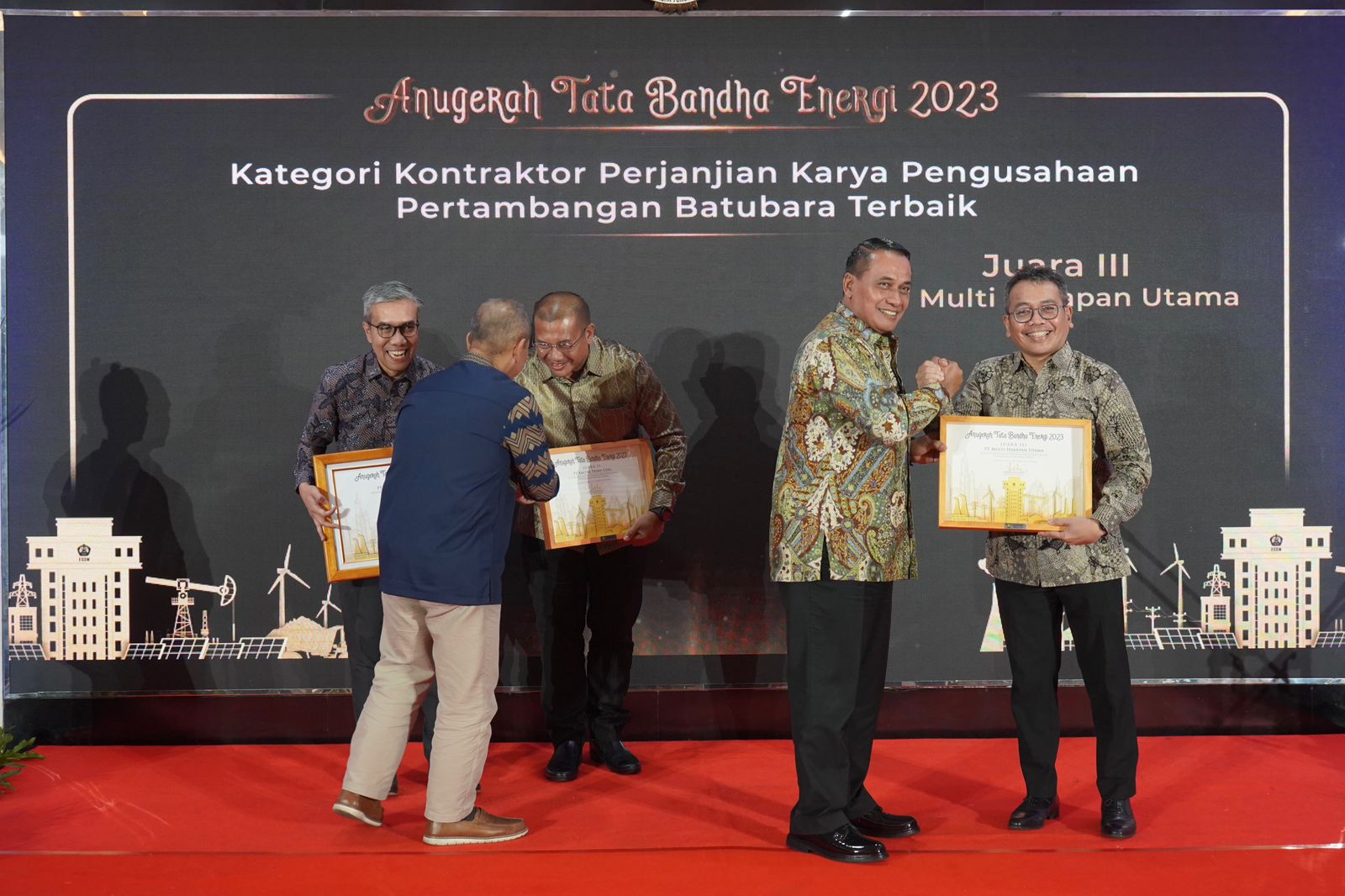 MHU-MMSGI Raih Anugerah Tata Bandha Energi 2023