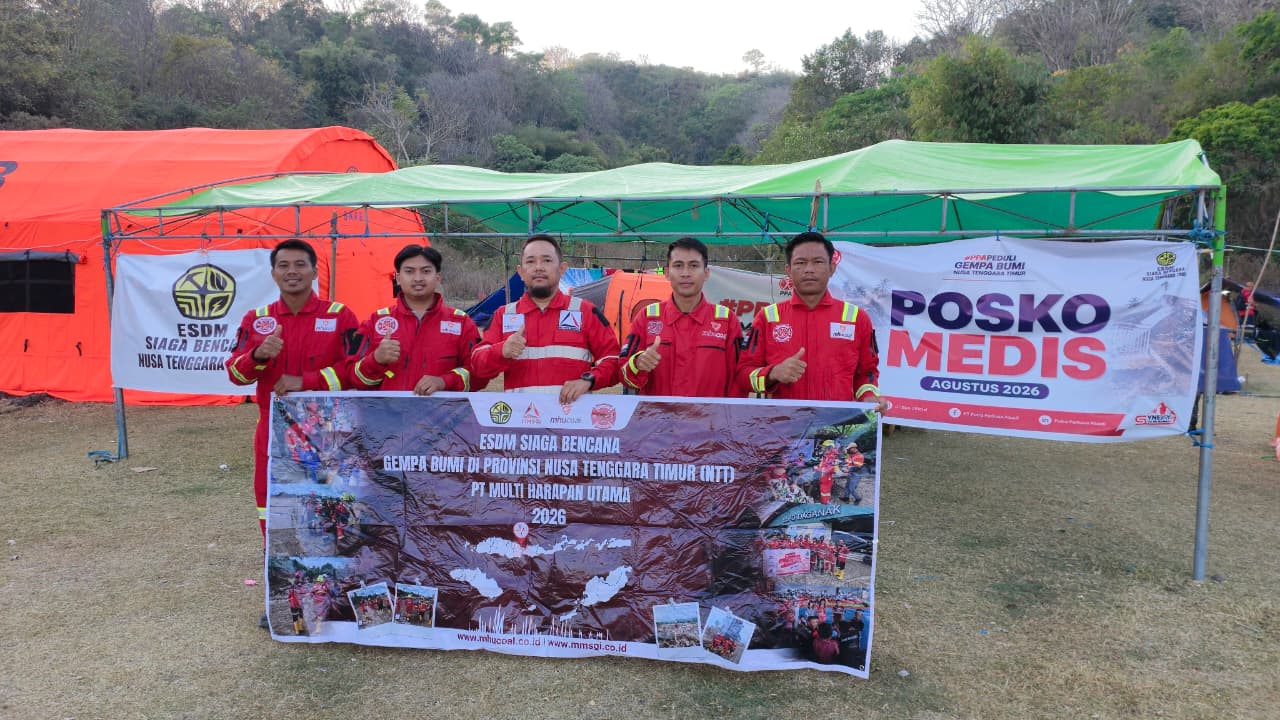 ERT MHU Bersama ESDM Salurkan Bantuan ke Tiga Desa Terdampak Gempa di Manggarai NTT